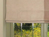 Panelled Roman Blind